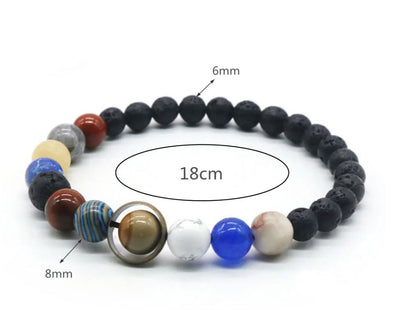 Solar System Planets Bead Bracelet